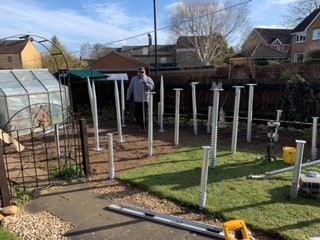 Oxford 1.5 Meter Groundscrews Used For A Swiming Pool In A Garden Room